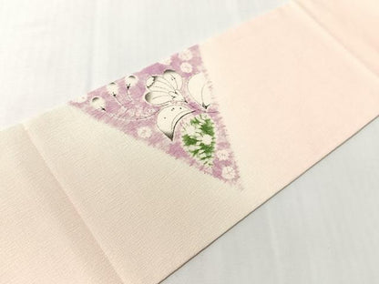 平和屋着物●日本工芸会正会員　絞りの小倉　辻が花の建亮　小倉建亮　九寸名古屋帯　辻が花　手描き　正絹　逸品　CABI4317vp
