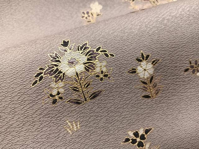 平和屋着物●太鼓柄袋帯　刺繍　動物花唐草文　金彩　正絹　逸品　CABI4352vp