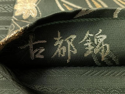 平和屋着物●伝統工芸士　意匠部門　上石辰男　全通柄袋帯　古都錦　金糸　正絹　逸品　CABI4353vp
