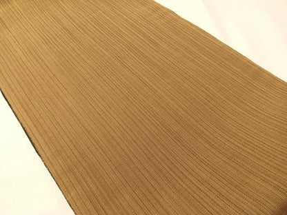 平和屋着物▽両面　全通柄袋帯　スリーシーズン　春夏秋　絞り　よろけ縞　正絹　逸品　未使用　CABI4358vp