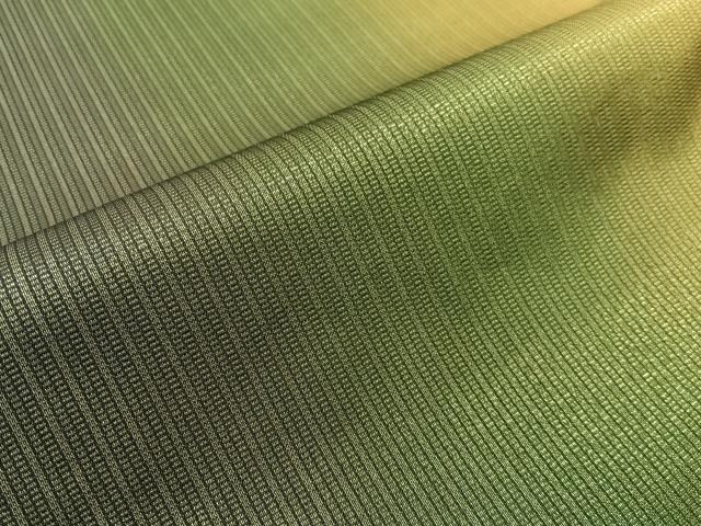 平和屋着物●両面　全通柄袋帯　霞文　金糸　正絹　逸品　CABI4375vp