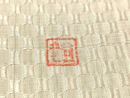 平和屋着物●九寸開き名古屋帯　作家物　手描き　アザミ　正絹　逸品　未使用　CABI4381vp