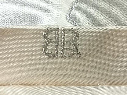 平和屋着物◎西陣　服部織物謹製　六通柄袋帯　流水風景文　プラチナ箔　本銀糸　正絹　逸品　CABI4438nb