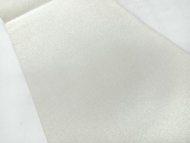 平和屋着物◎全通柄袋帯　霞文　ワンポイント　松竹梅　銀糸　正絹　逸品　CABI4530nb