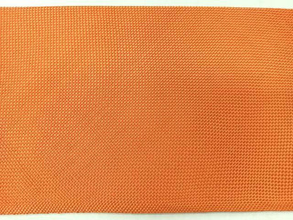 平和屋着物◎全通柄　九寸名古屋帯　人参色　正絹　逸品　CABI4600nb