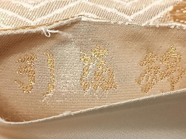 平和屋着物◎六通柄袋帯　唐織　吉祥更紗花文　引箔錦　金糸　正絹　逸品　CABI4679nb
