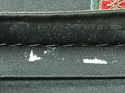 平和屋着物◎全通柄袋帯　唐織　草花文　黒地　金銀糸　正絹　逸品　CABI4682nb