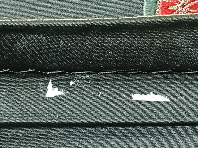 平和屋着物◎全通柄袋帯　唐織　草花文　黒地　金銀糸　正絹　逸品　CABI4682nb
