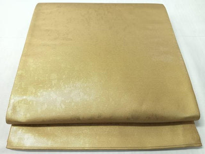 平和屋着物◎六通柄袋帯　霞文　引箔　正絹　逸品　未使用　CABI4692nb
