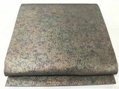 平和屋着物◎全通柄袋帯　霞文　金糸　正絹　逸品　CABI4763nb