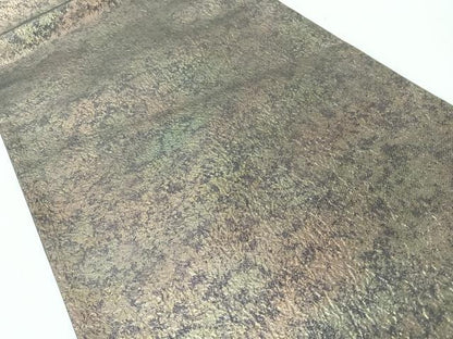 平和屋着物◎全通柄袋帯　霞文　金糸　正絹　逸品　CABI4763nb