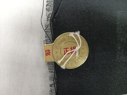 平和屋着物◎西陣　六通柄袋帯　唐織　流水御所車花文　金糸　証紙付き　正絹　逸品　CABI4782nb