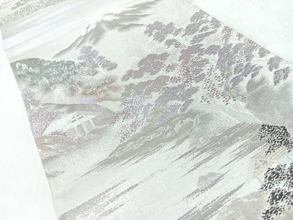 平和屋着物◎六通柄袋帯　芹生の里　二重箔錦　正絹　逸品　CABI4793nb