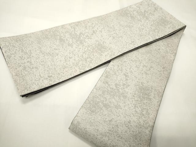 平和屋着物●両面　半幅帯　変わり間道　金銀糸　正絹　逸品　未使用　CABI4803ak