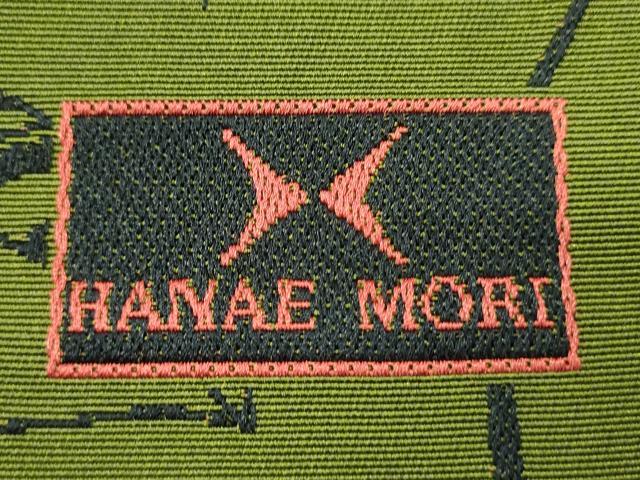 平和屋着物●森英恵・HANAE MORI　半幅帯　椿文　CABI4846ak