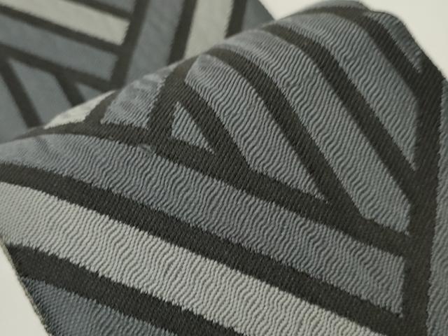 平和屋着物●男性　両面　角帯　幾何学文　金糸　未使用　CABI4886ak