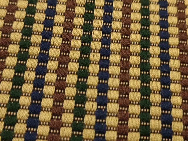 平和屋着物●男性　本場筑前博多織　角帯　縞　正絹　逸品　CABI4910ak