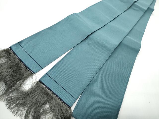 平和屋着物●男性　爪掻き本綴れ　角帯　熨斗目花色　正絹　逸品　CABI4911ak