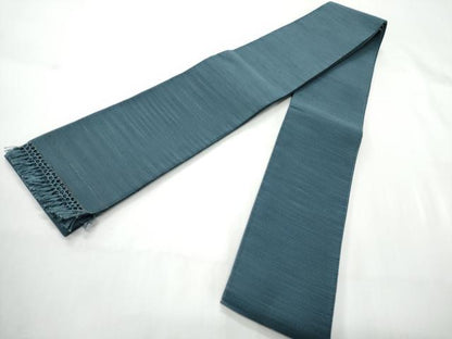平和屋着物●男性　爪掻き本綴れ　角帯　霞文　共箱付き　正絹　逸品　未使用　CABI4914ak