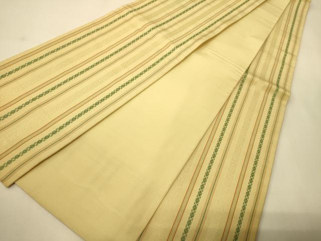 平和屋着物○本場筑前博多織 半幅帯 献上柄 正絹 逸品 CABI4954ak