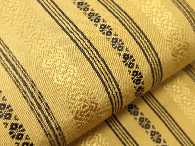 平和屋着物○本場筑前博多織 半幅帯 献上柄 正絹 逸品 CABI4986ak