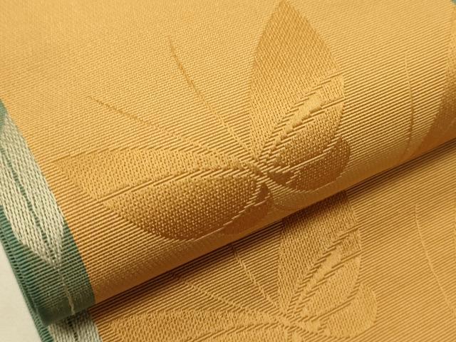 平和屋着物●本場筑前博多織　半幅帯　矢羽根舞蝶文　正絹　逸品　CABI5000ak