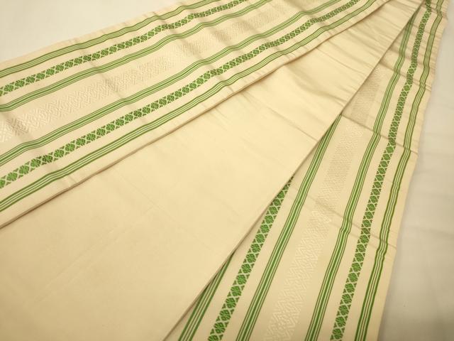 平和屋着物●本場筑前博多織　半幅帯　献上柄　正絹　逸品　CABI5174ak