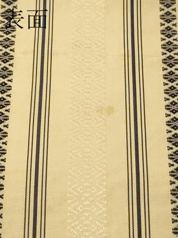 平和屋着物●本場筑前博多織　半幅帯　献上柄　正絹　逸品　CABI5176ak