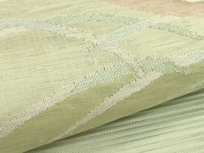 平和屋着物＊夏物　八寸名古屋帯　絽綴れ　草花文　金銀糸　正絹　逸品　CABI5205rv