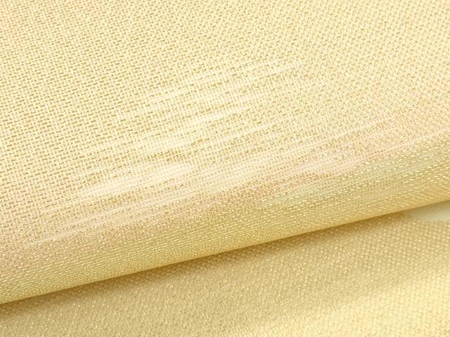 平和屋着物＊夏物　九寸名古屋帯　エ霞文　金糸　正絹　逸品　未使用　CABI5215rv