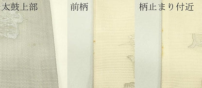 平和屋着物＊夏物　六通柄袋帯　正倉院花文　金銀糸　正絹　逸品　CABI5216rv