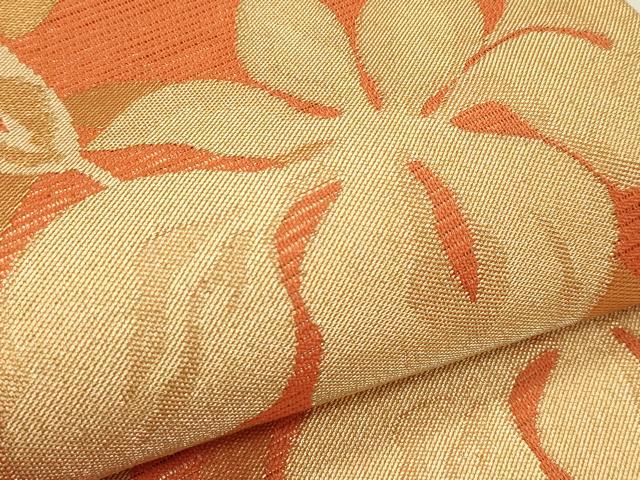 平和屋着物＊夏物　六通柄袋帯　杜若　金糸　正絹　逸品　CABI5220rv