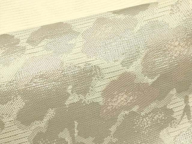 平和屋着物＊夏物　六通柄袋帯　樹林文　銀糸　正絹　逸品　CABI5231rv