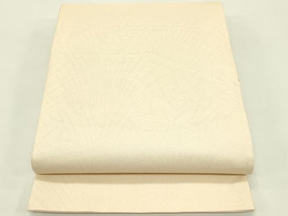 平和屋着物＊夏物　六通柄袋帯　草花文　正絹　逸品　未使用　CABI5232rv