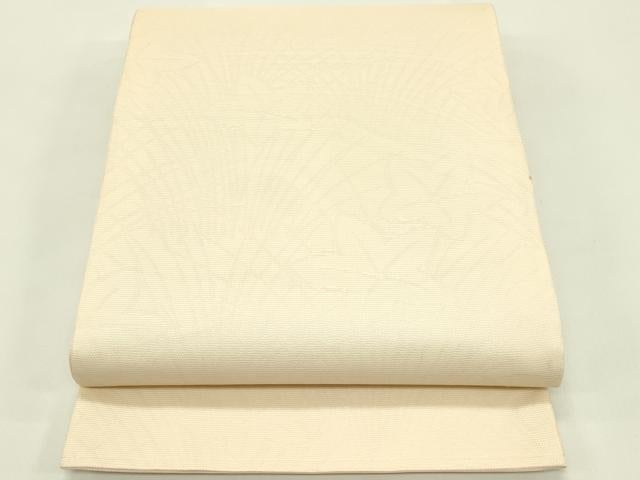 平和屋着物＊夏物　六通柄袋帯　草花文　正絹　逸品　未使用　CABI5232rv