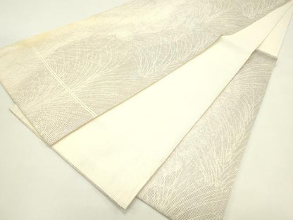 平和屋着物＊夏物　六通柄袋帯　草木文　正絹　逸品　未使用　CABI5235rv