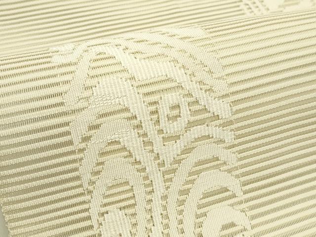 平和屋着物＊夏物　八寸名古屋帯　絽綴れ　幾何学文様　正絹　逸品　CABI5248rv