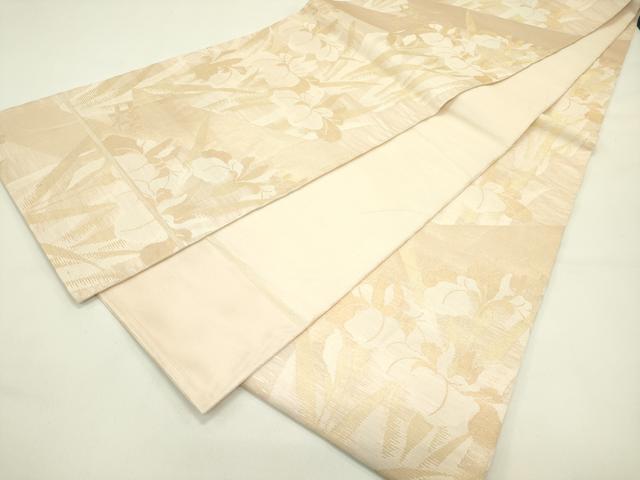 平和屋着物＊夏物　全通柄　本袋帯　杜若　金糸　正絹　逸品　CABI5257rv
