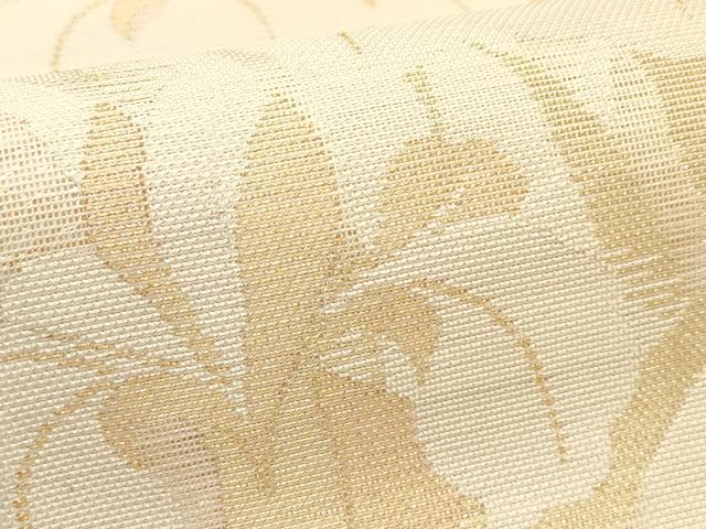 平和屋着物＊夏物　全通柄　本袋帯　杜若　金糸　正絹　逸品　CABI5257rv
