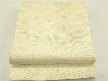 平和屋着物＊夏物　八寸名古屋帯　萩　CABI5264rv