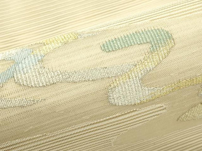 平和屋着物＊夏物　八寸名古屋帯　絽綴れ　流水文　金銀糸　正絹　逸品　CABI5273rv