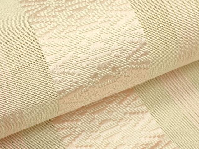 平和屋着物＊夏物　本場筑前博多織　八寸名古屋帯　紗献上　正絹　逸品　CABI5286rv