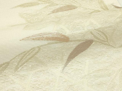 平和屋着物＊夏物　六通柄袋帯　草木文　金糸　正絹　逸品　CABI5292rv