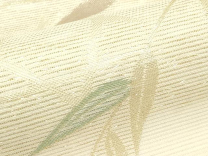 平和屋着物＊夏物　六通柄袋帯　草木文　金糸　正絹　逸品　CABI5292rv