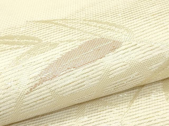 平和屋着物＊夏物　六通柄袋帯　草木文　金糸　正絹　逸品　CABI5292rv