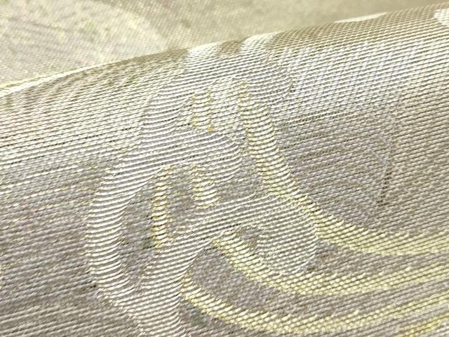 平和屋着物＊夏物　六通柄袋帯　立波文　金銀糸　正絹　逸品　CABI5294rv