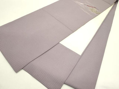 平和屋着物＊夏物　絽塩瀬　九寸開き名古屋帯　ろうけつ染め　船人物文　正絹　逸品　CABI5296rv