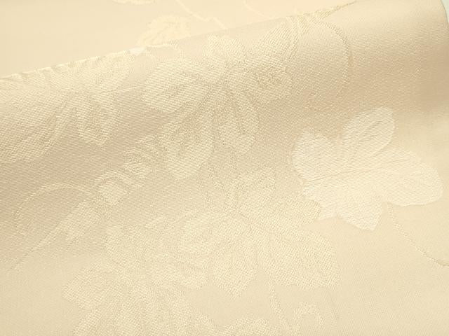 平和屋着物＊夏物　九寸開き名古屋帯　蔦の葉文　金糸　正絹　逸品　CABI5298rv