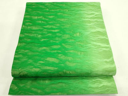 平和屋着物＊夏物　九寸開き名古屋帯　櫛織　霞文　正絹　逸品　CABI5300rv