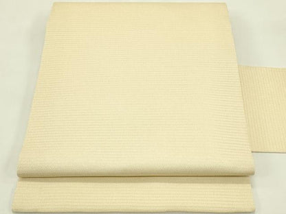 平和屋着物＊夏物　九寸名古屋帯　蜂蜜色　正絹　逸品　CABI5307rv